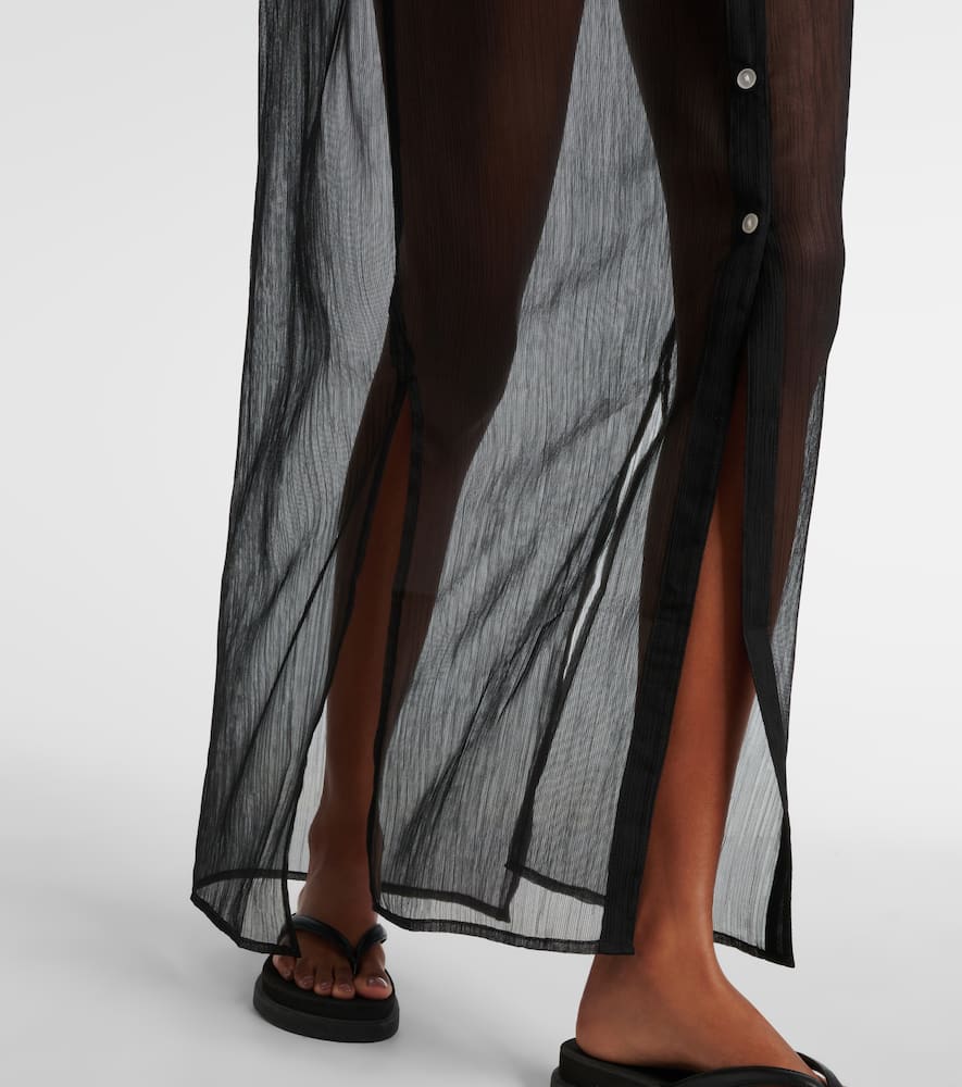 Mika mesh shirt dress