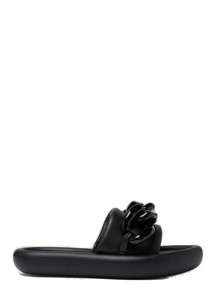Stella McCartney Air Chain-Embellished Slip-On Slides