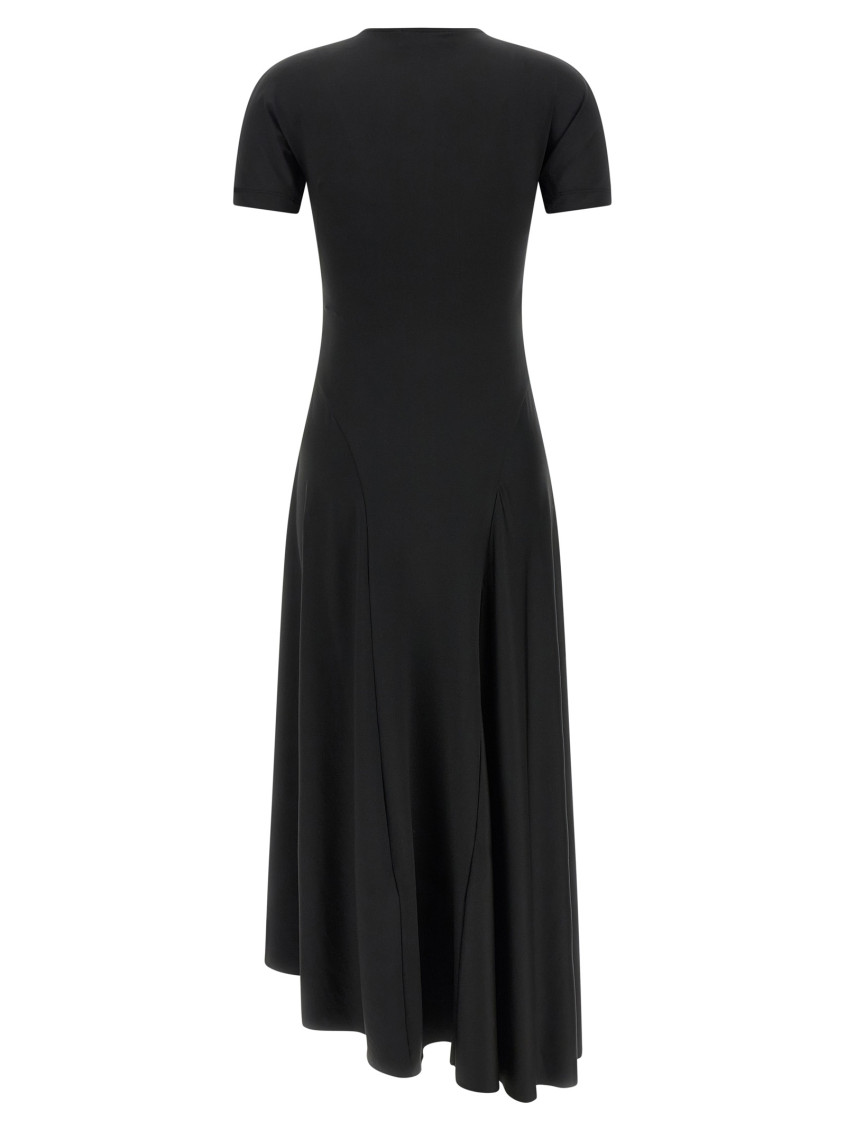 Zipped Front Dresses Black