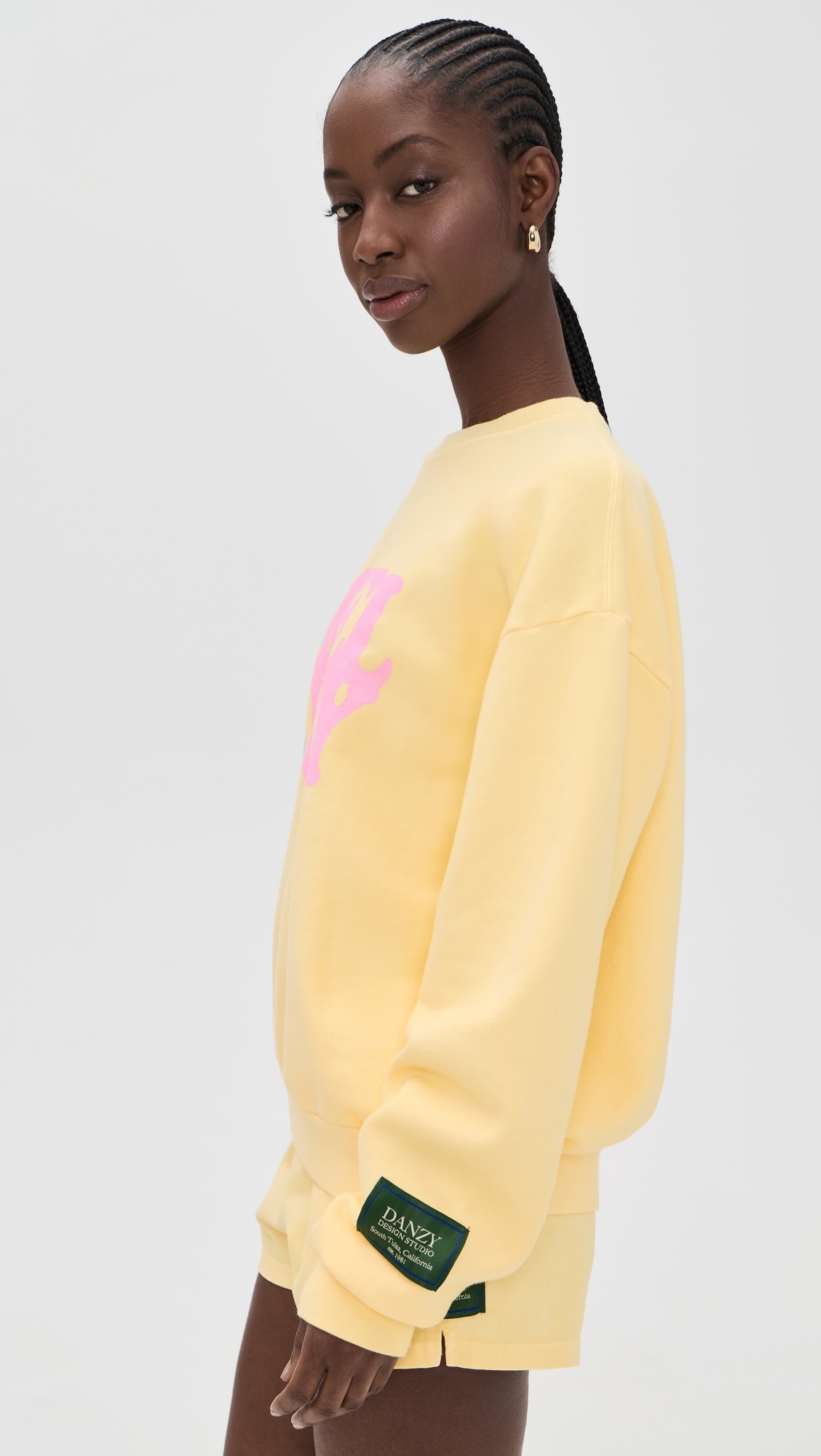 Hotel Crew Sweatshirt Yellow