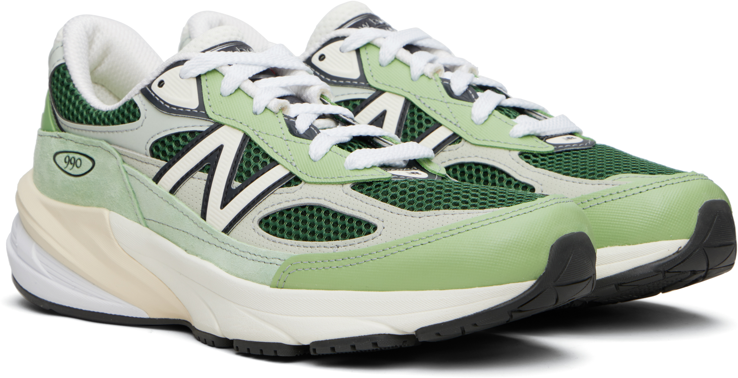 Green 'Made in USA' 990v6 Sneakers