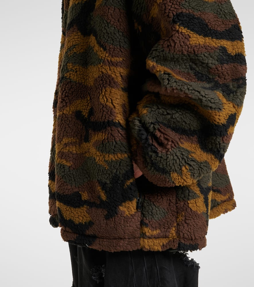 Camo fleece jacket