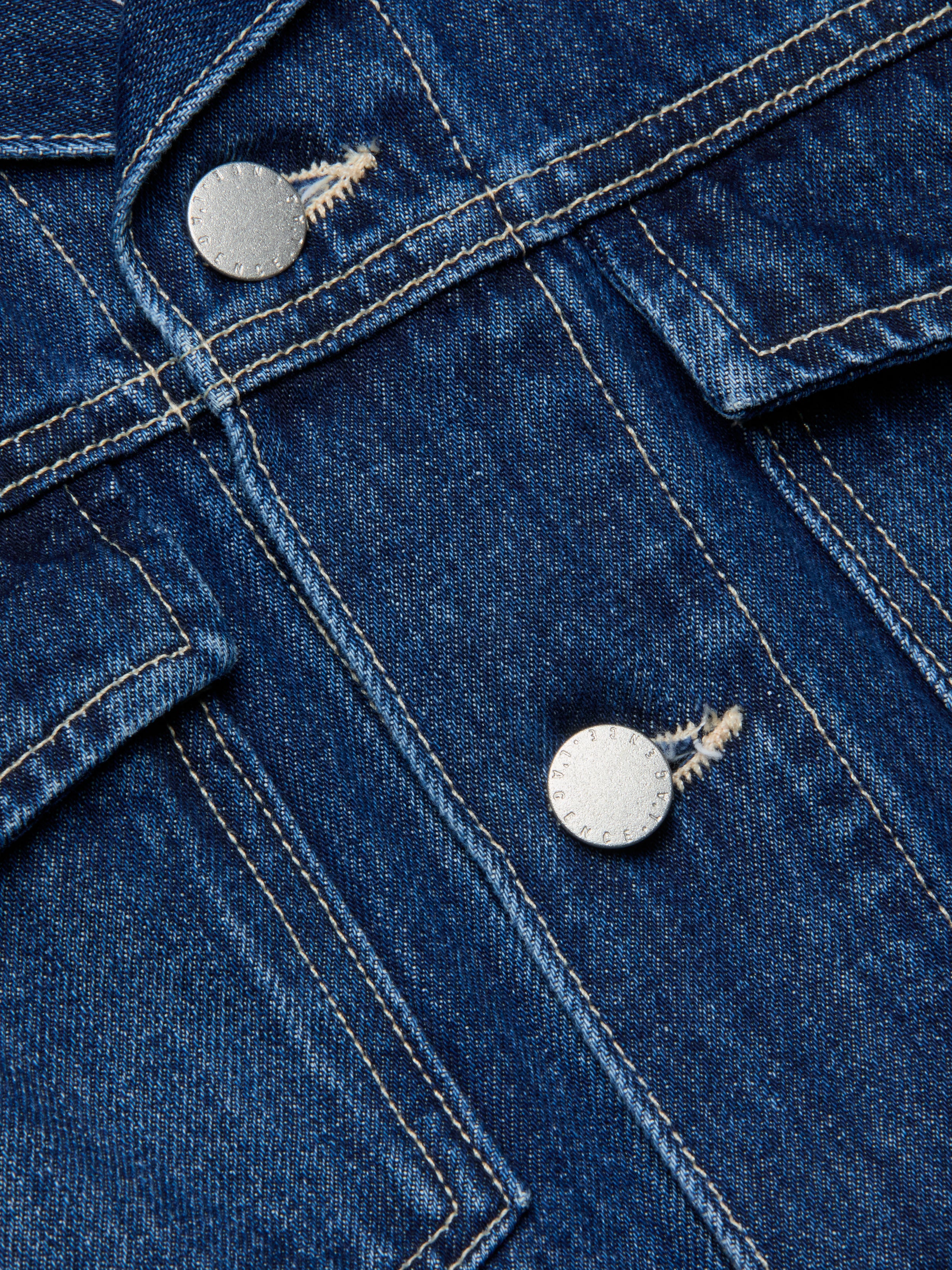 Vianney Jean Jacket In Rampart