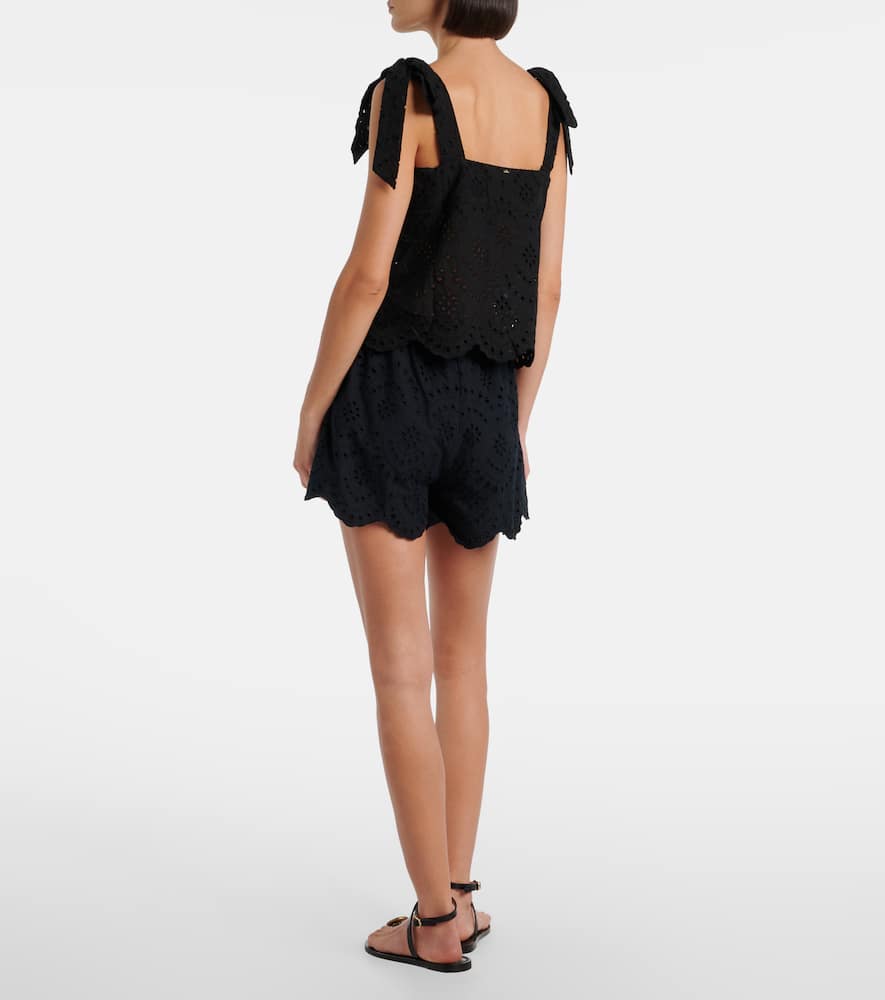 Cruse broderie anglaise cotton shorts