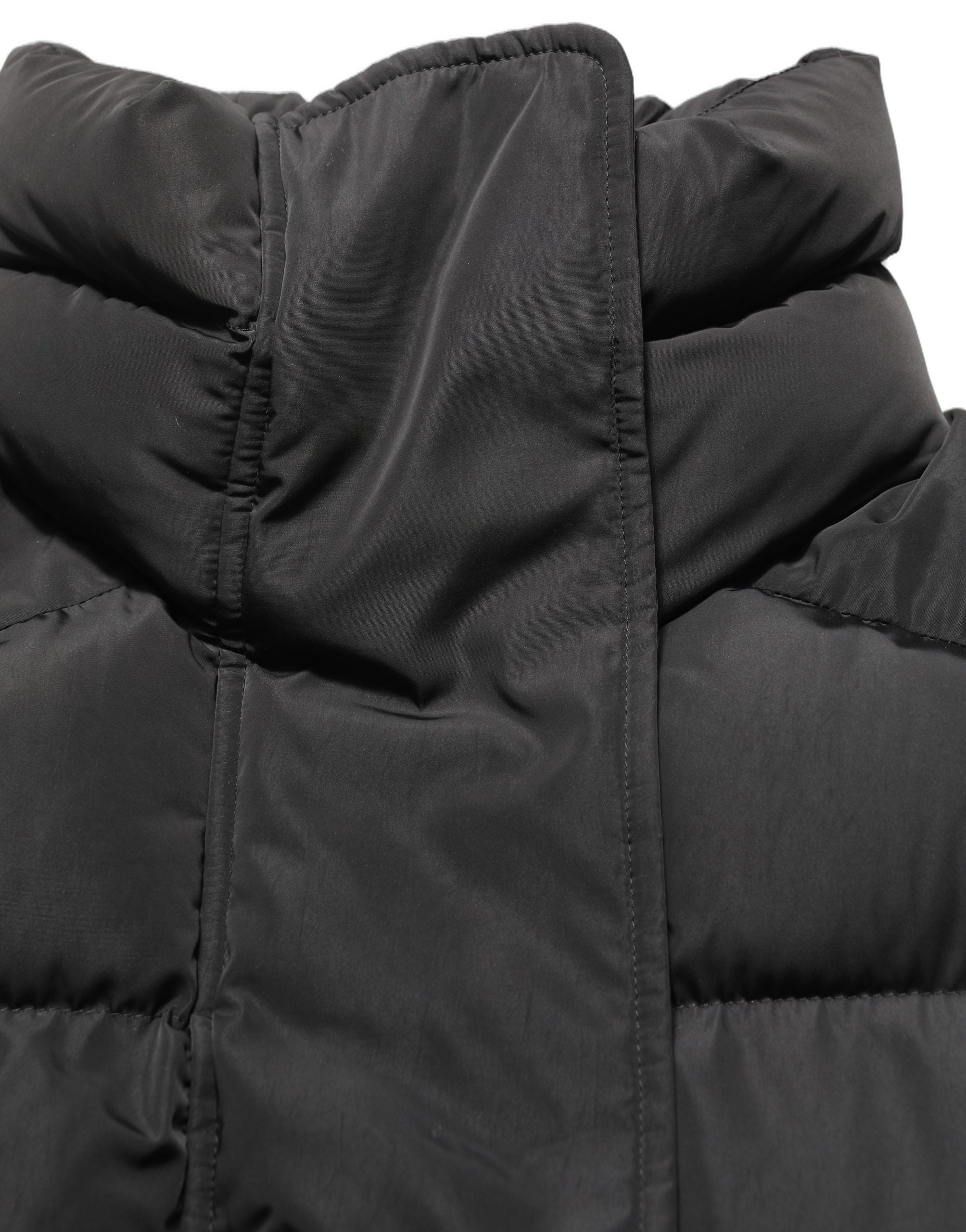 Padded Puffer Vest — Black