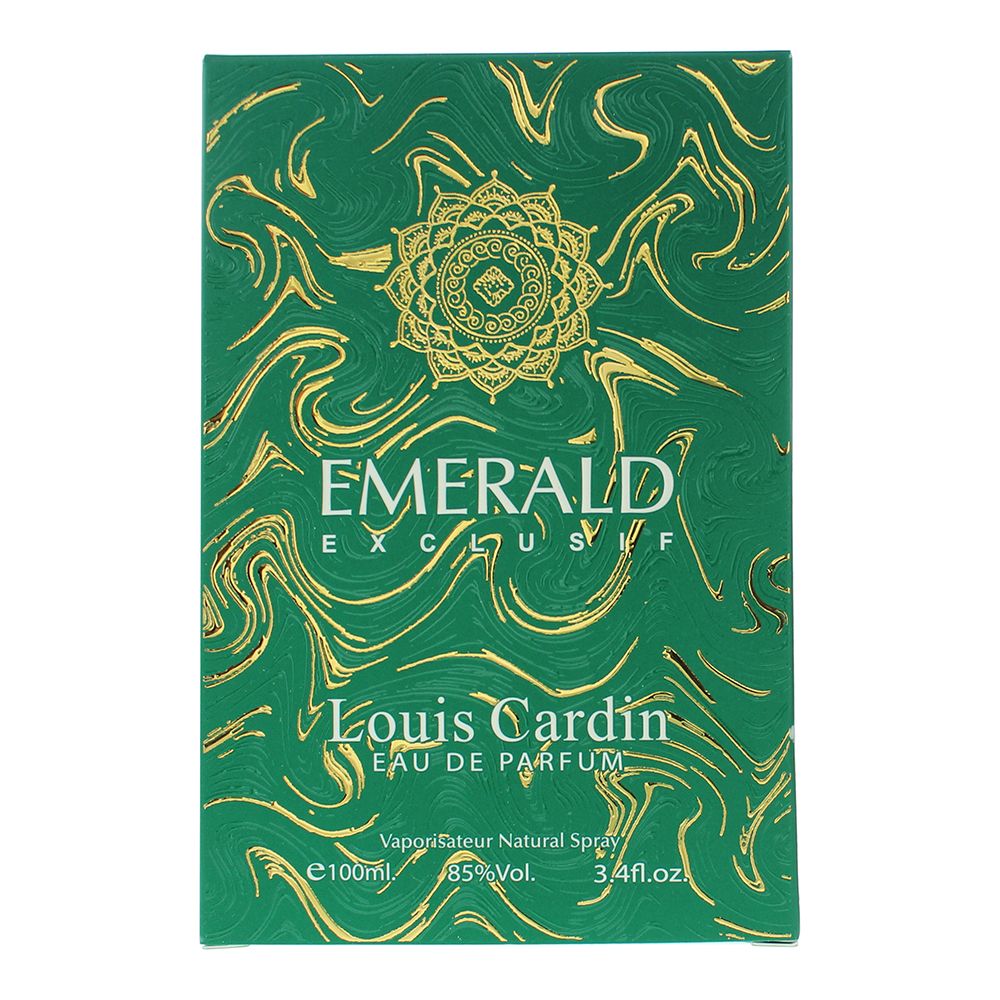 Louis Cardin Emerald Exclusif Eau de Parfum 100ml Spray in Green