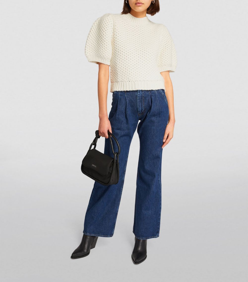 Puff-Sleeve Brittany Sweater