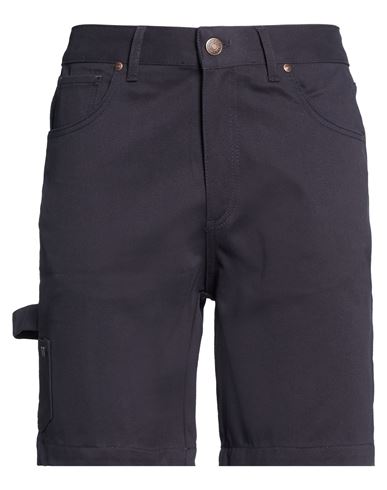 Man Shorts & Bermuda Shorts Navy Size 30 Cotton, Elastane
