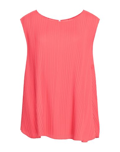 Woman Top Coral Size S Polyester