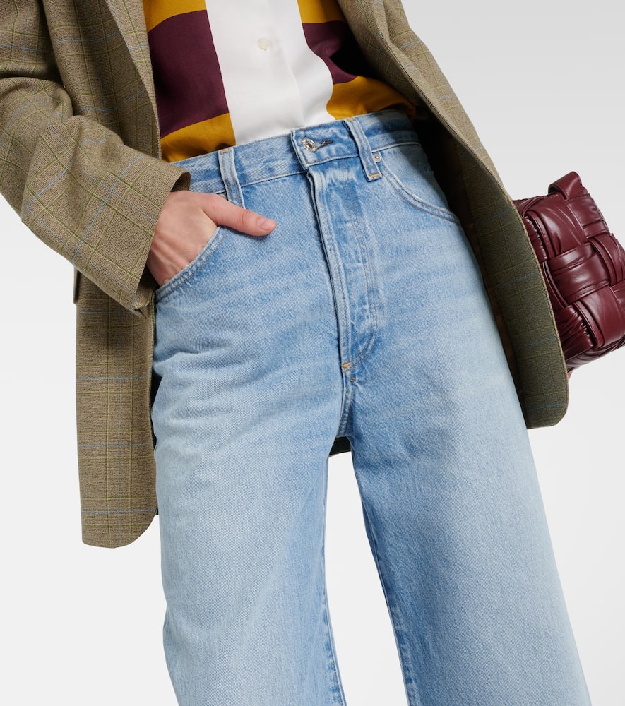 Beverly high-rise wide-leg jeans