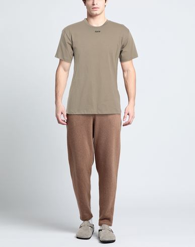 Off-white Man T-shirt Khaki