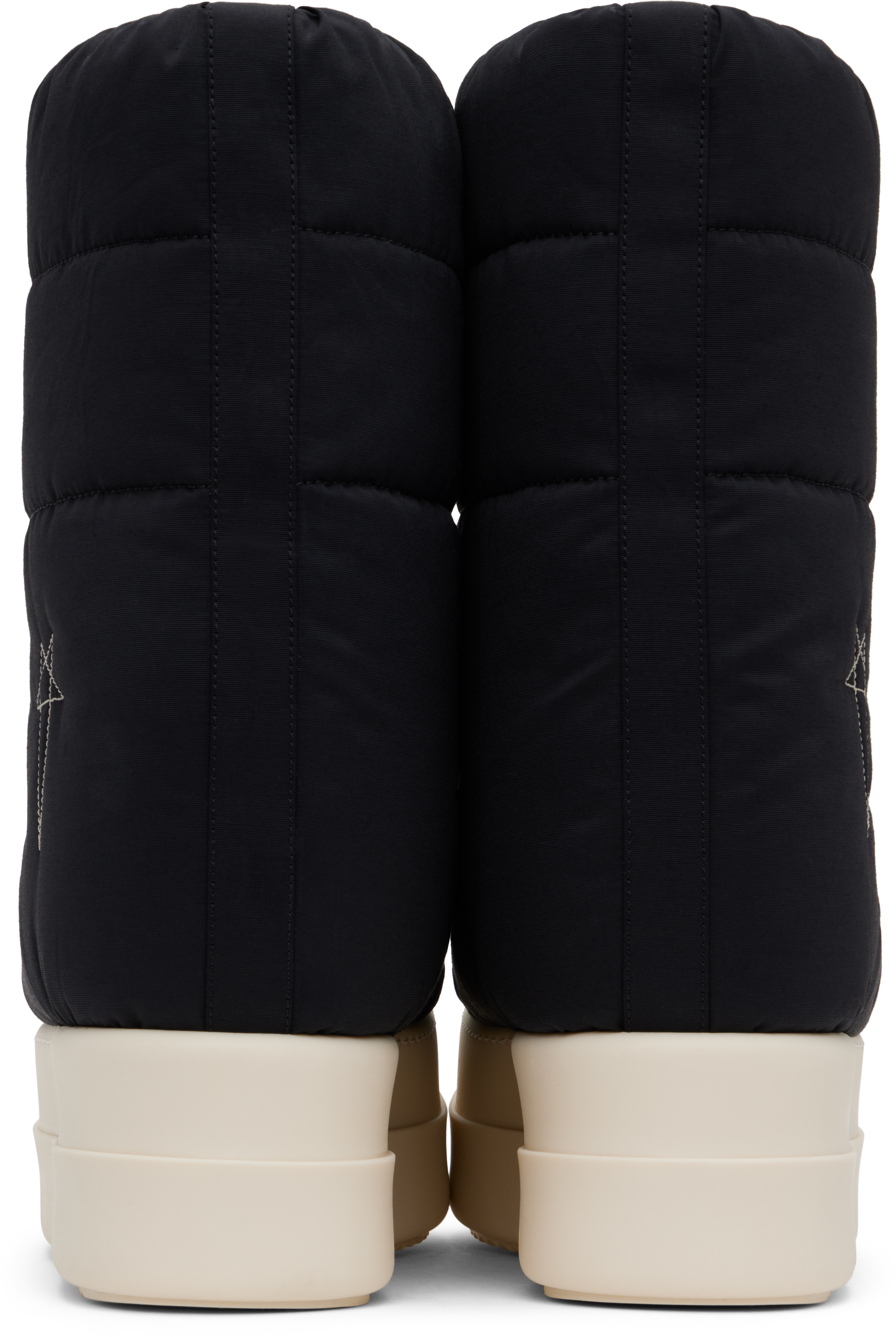 Rick Owens DRKSHDW Black Porterville Mega Bumper Lunar Boots
