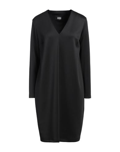 Alpha Studio Woman Mini dress Black Size 2 Polyester, Elastane