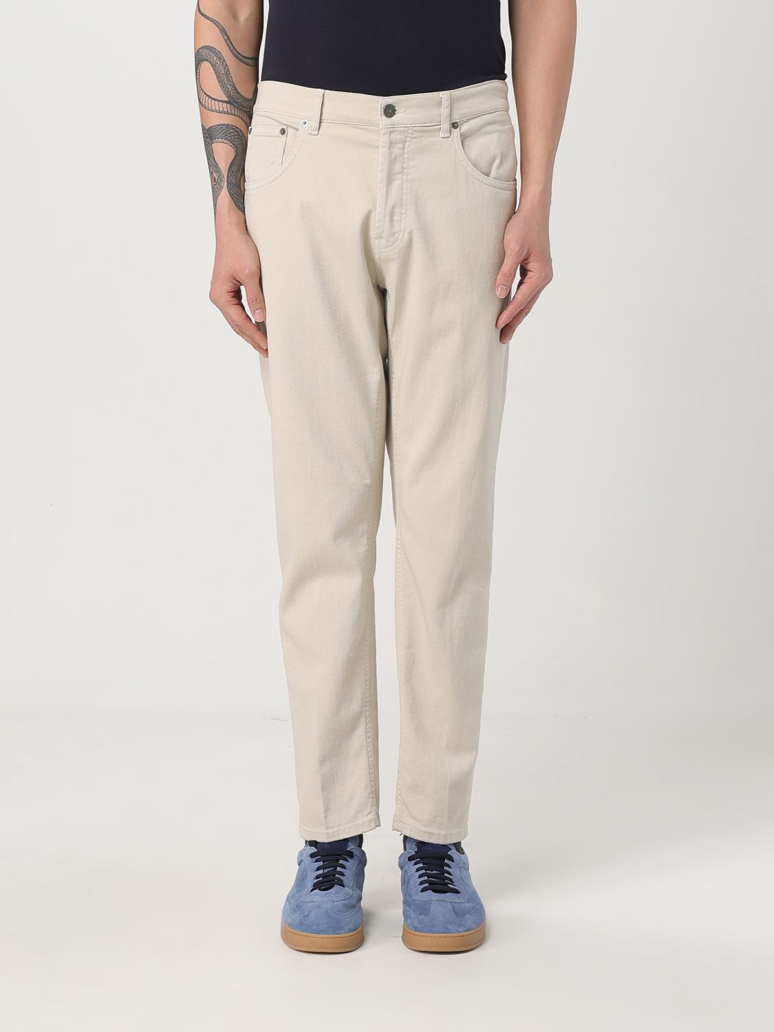 Pants DONDUP Men color Beige