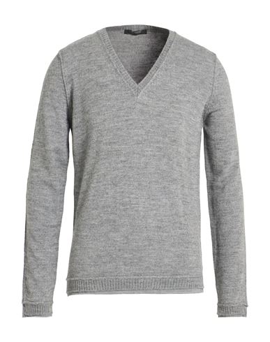 Man Sweater Grey Size L Nylon, Wool, Alpaca wool