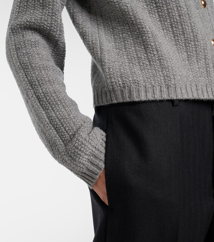 Wool and cashmere cardigan