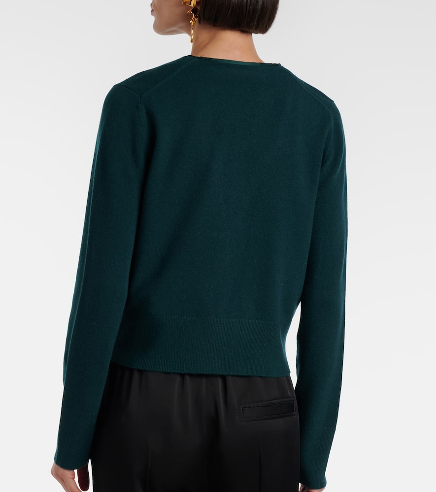 Wool and cashmere-blend cardigan
