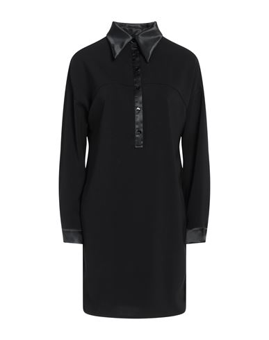 Virna Drò Woman Mini dress Black Size 4 Polyester, Elastane
