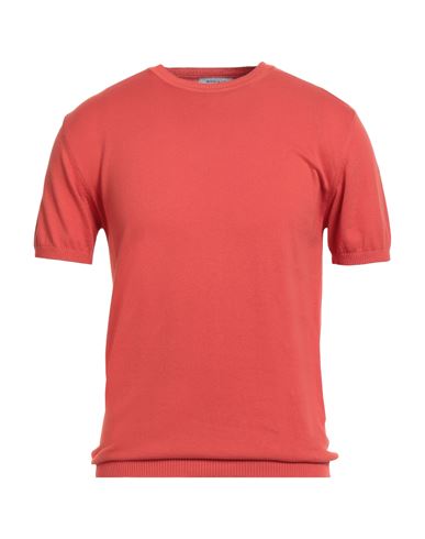 Man Sweater Orange Size L Cotton