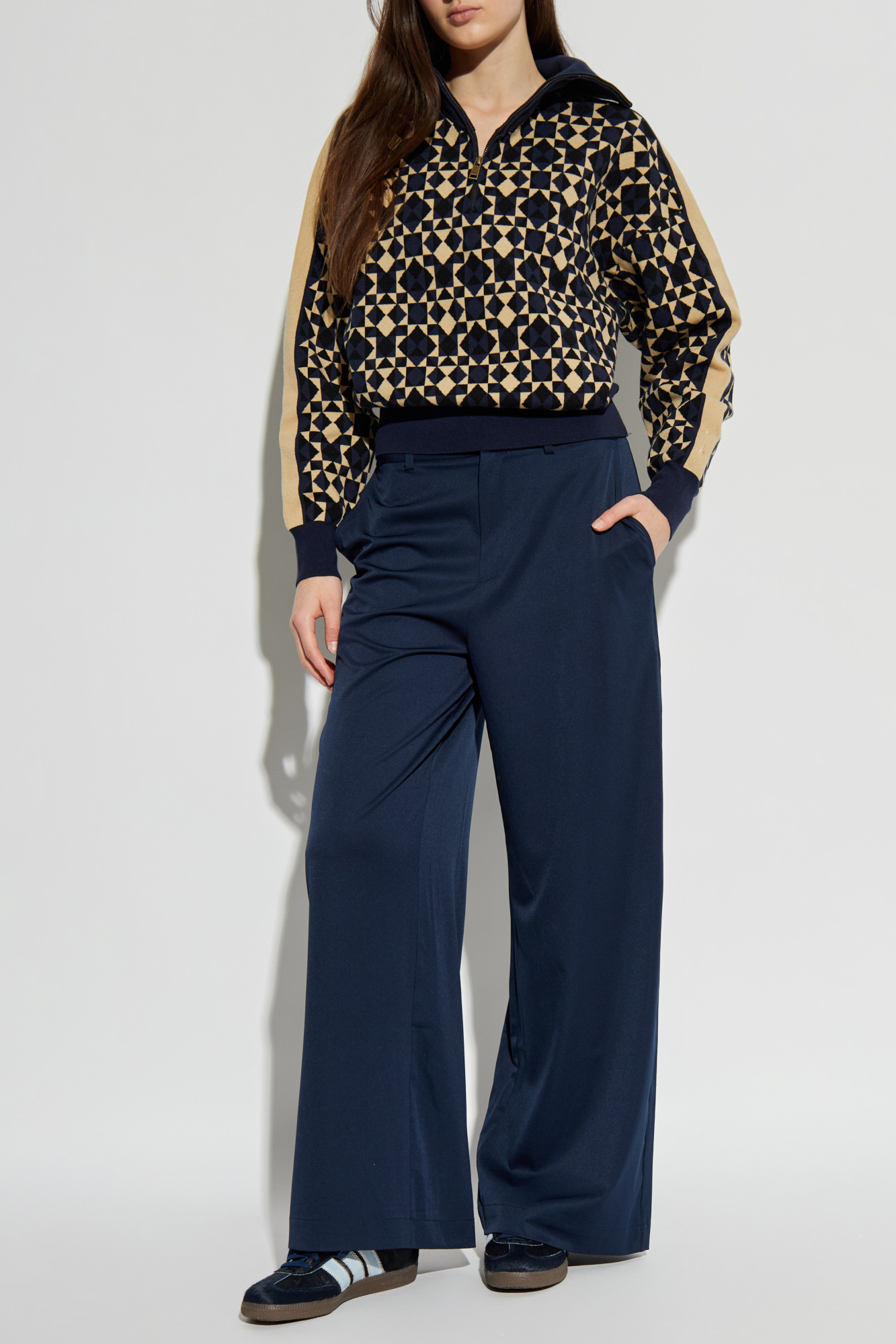 Sweatshirt 'Top', Women's, Navy Blue