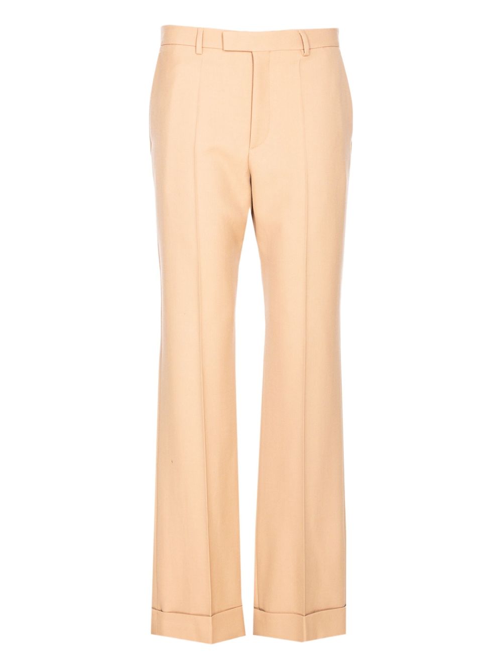 Pressed-pleats pants - Neutrals