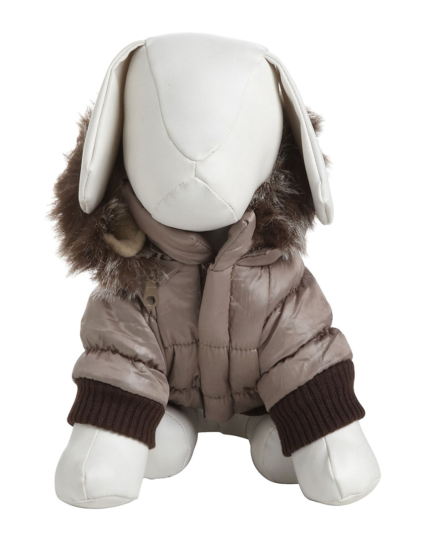 Metallic Fashion Pet Parka Coat