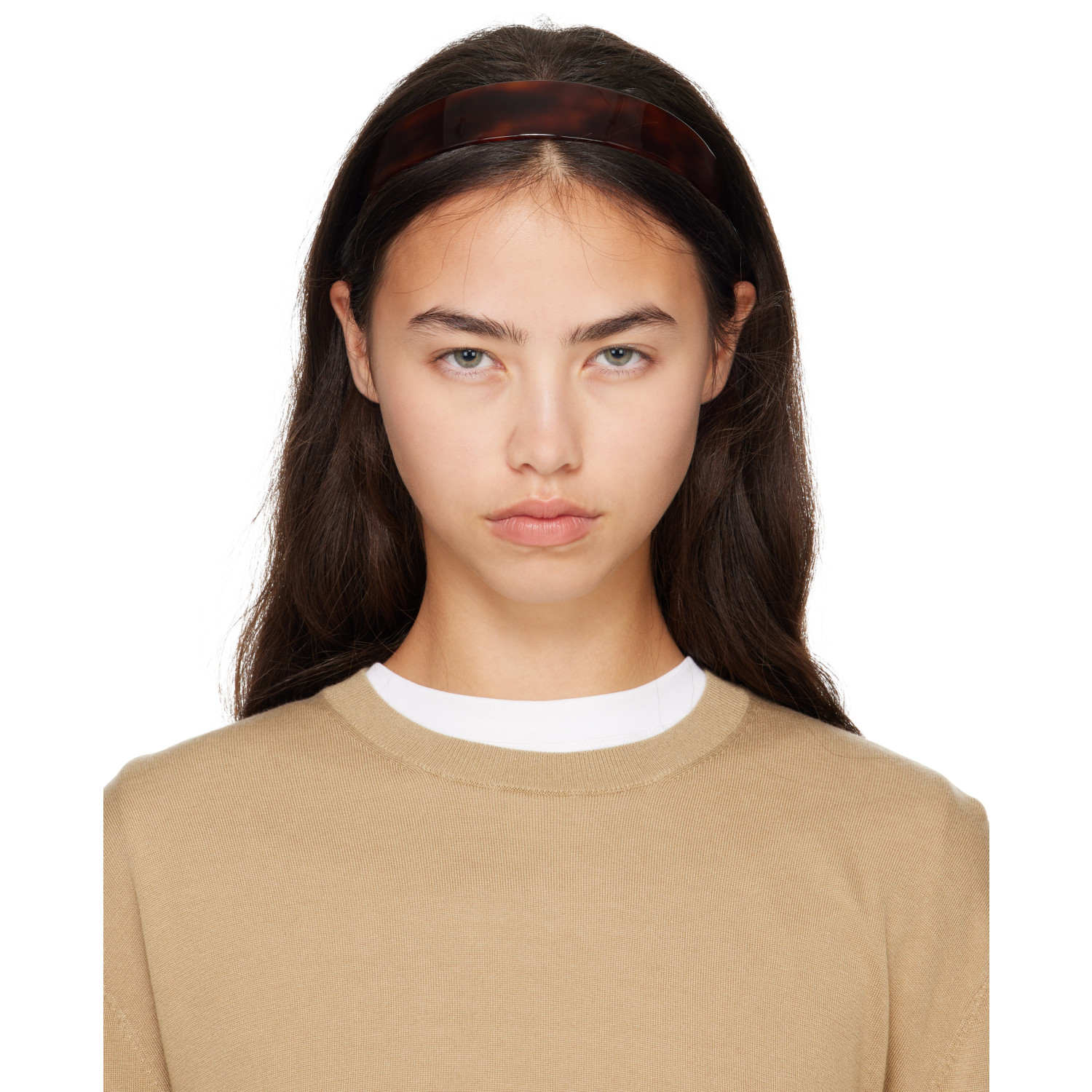 Brown Thin Bessette Headband
