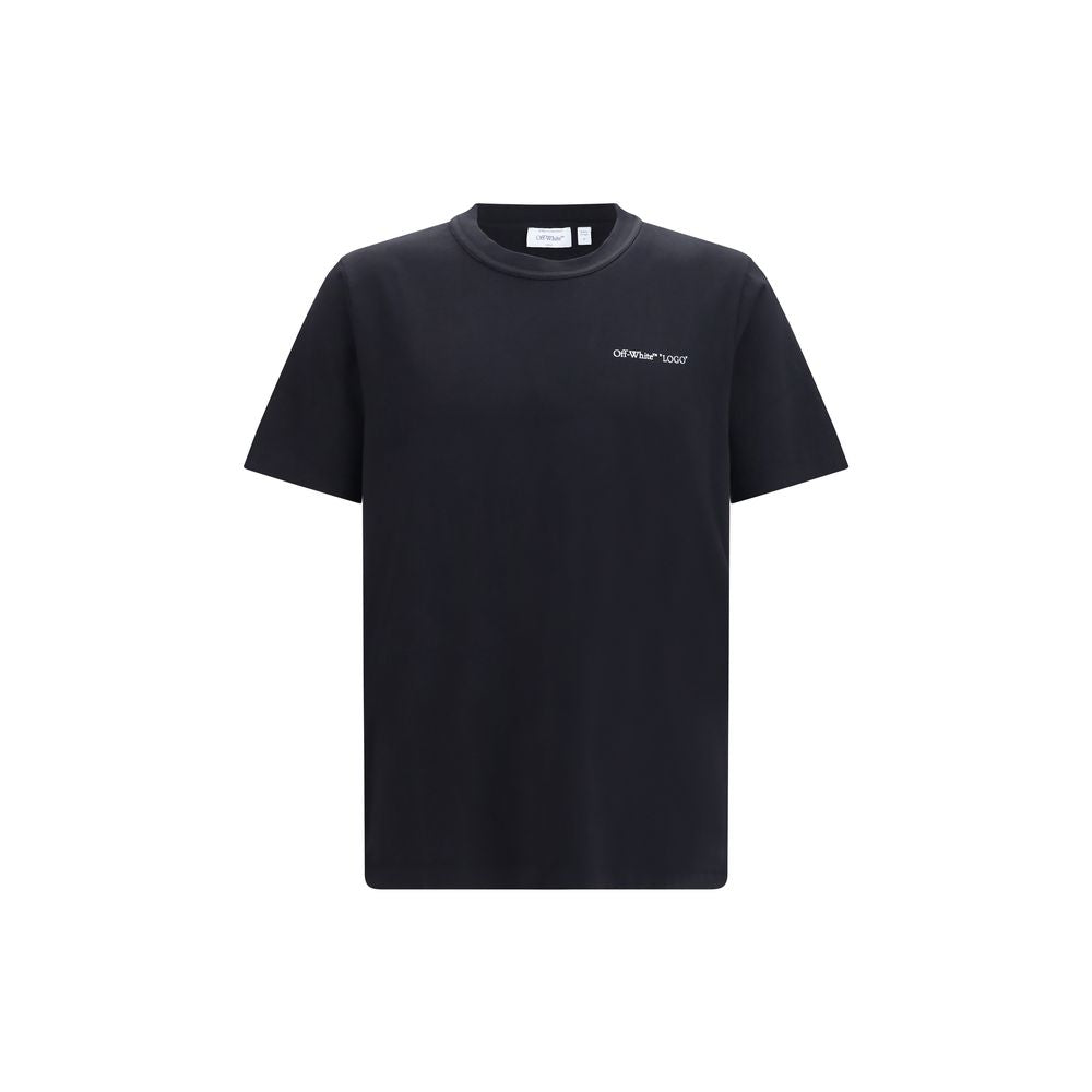 Logo-Embroidered Cotton T-Shirt — Black