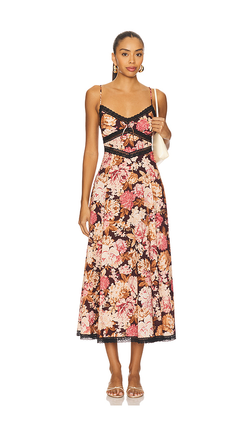 Tularosa Klara Midi Dress in Mauve. - XS also in L, M, S