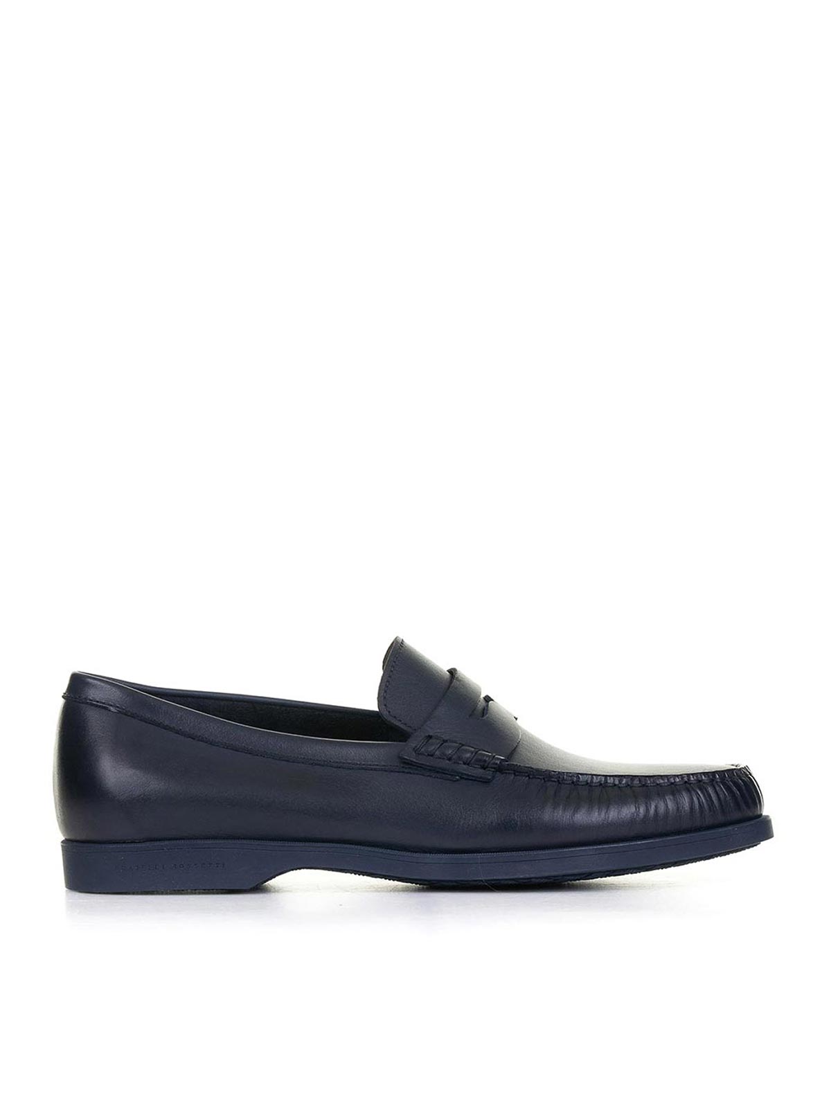 Marine Blue Leather loafers