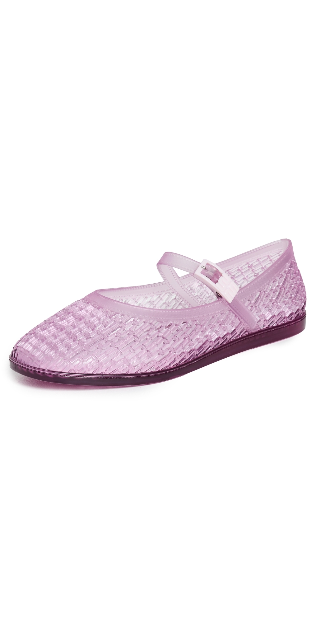 Melissa Melissa Harper Flats Clear Pink