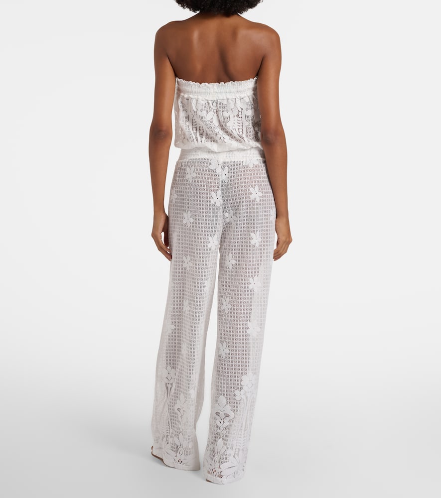 Viv cotton-blend jumpsuit