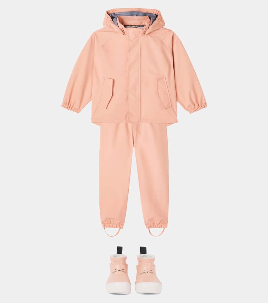 Pedia raincoat and pants set