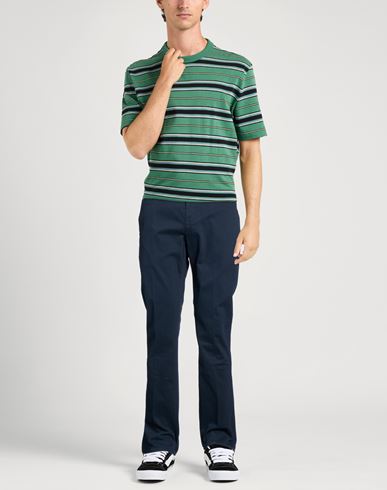 Man Pants Midnight blue Size 35 Cotton, Elastane
