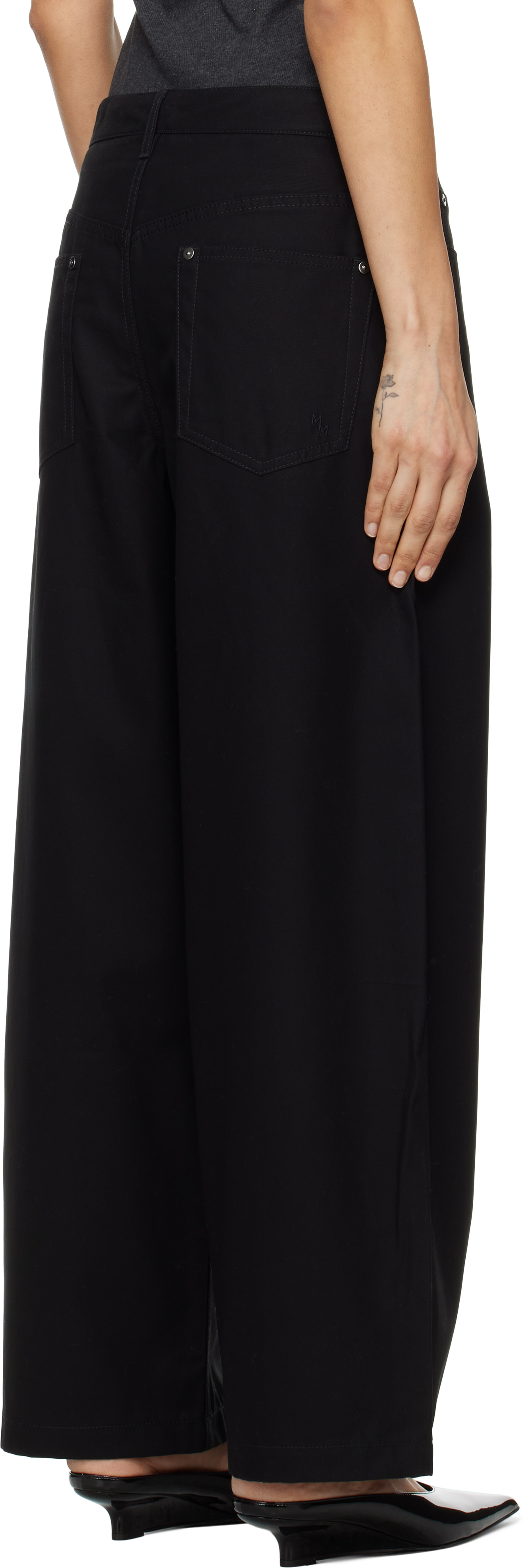 Maria McManus Black Massive Trousers