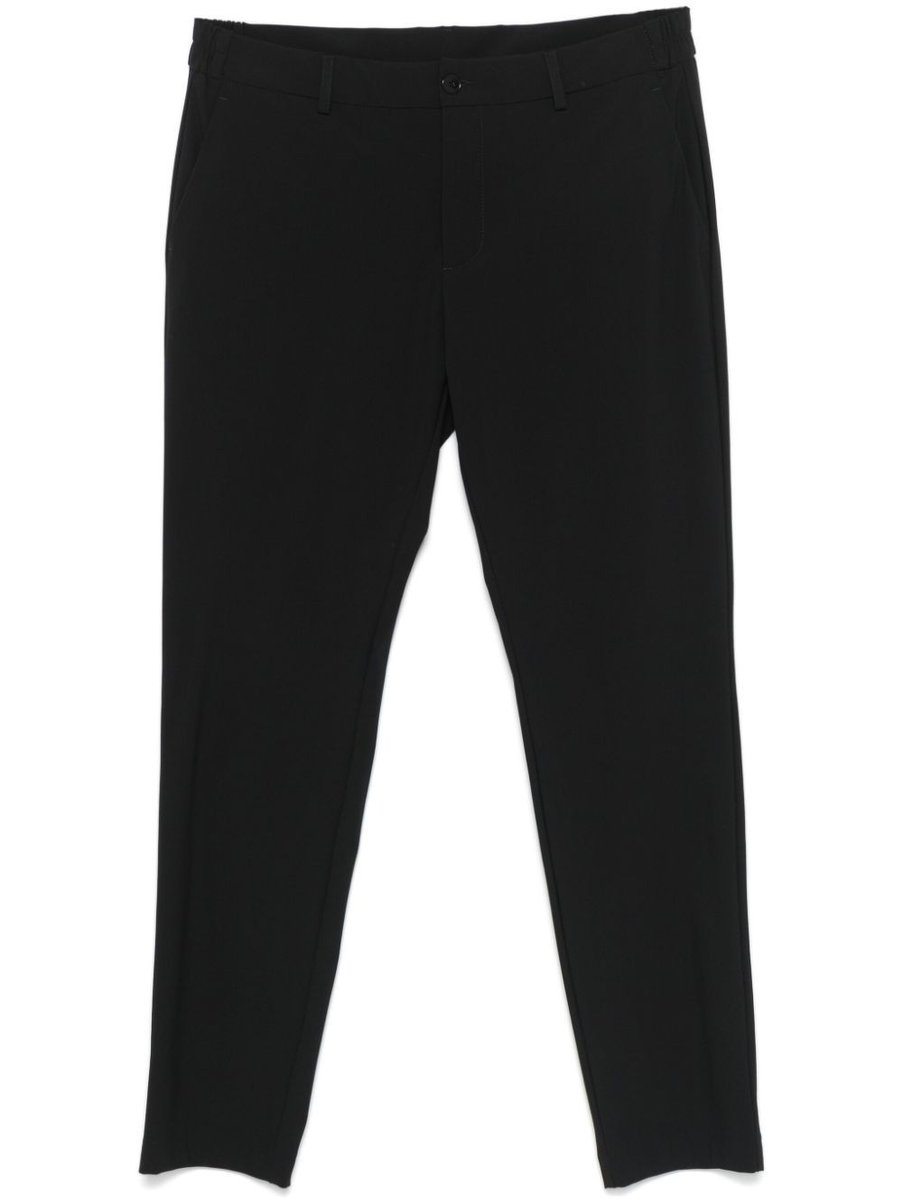 Slim-cut trousers - Black
