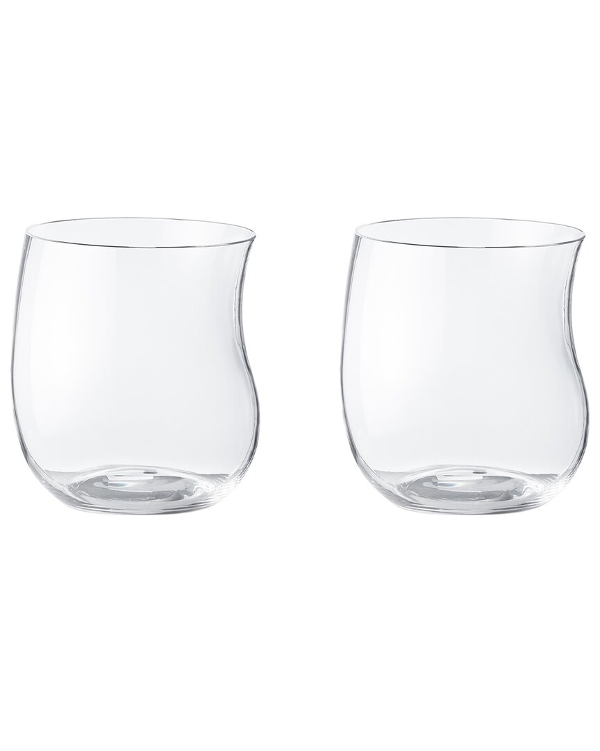 Set of 2 Cobra Low Tumbler Glasses