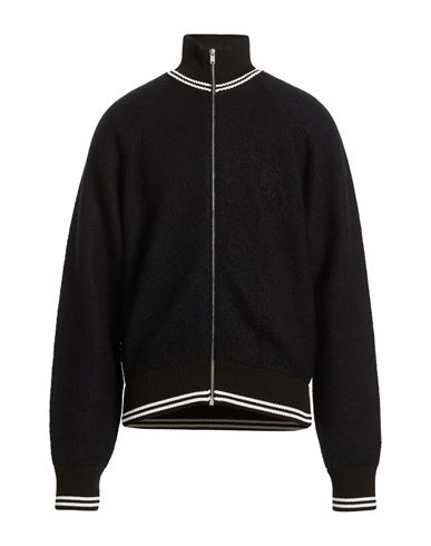 Man Cardigan Black Size 40 Virgin Wool, Polypropylene, Mohair wool, Polyamide