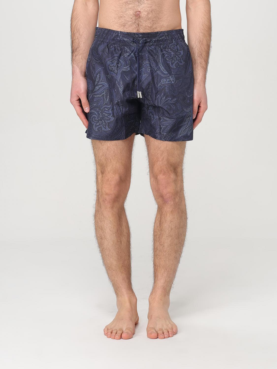 Paisley-print swim shorts - Blue