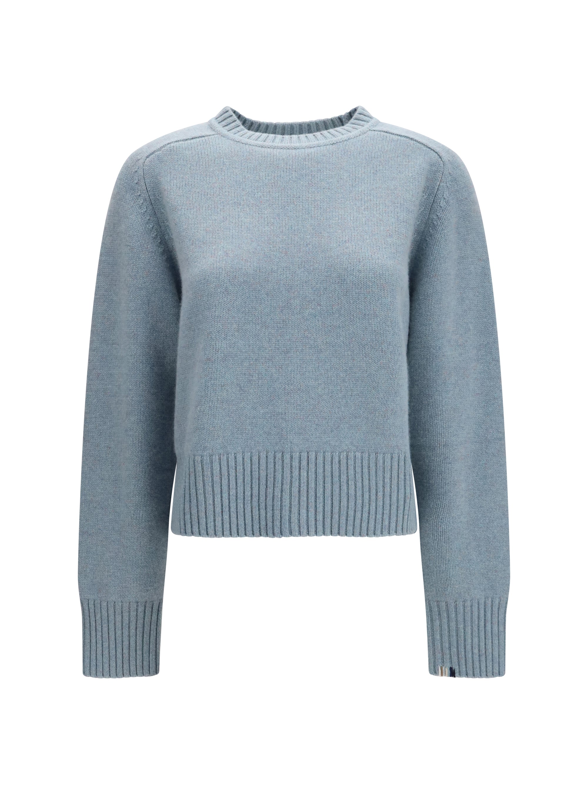 Pure Cashmere Sweater — Blue