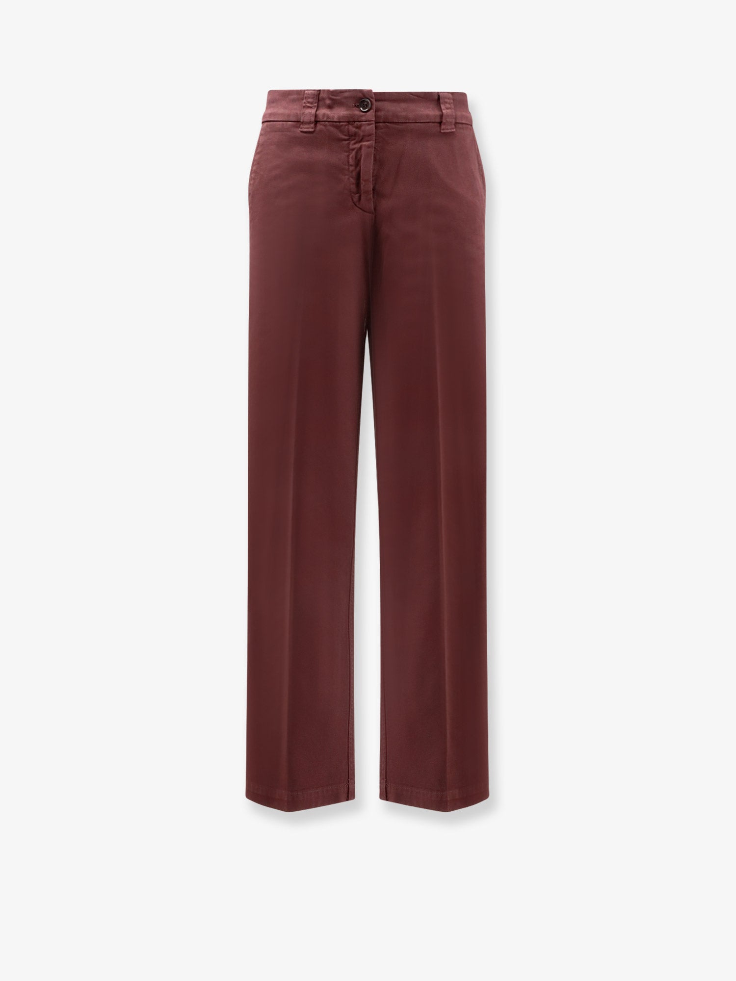 Cotton Trousers — Purple