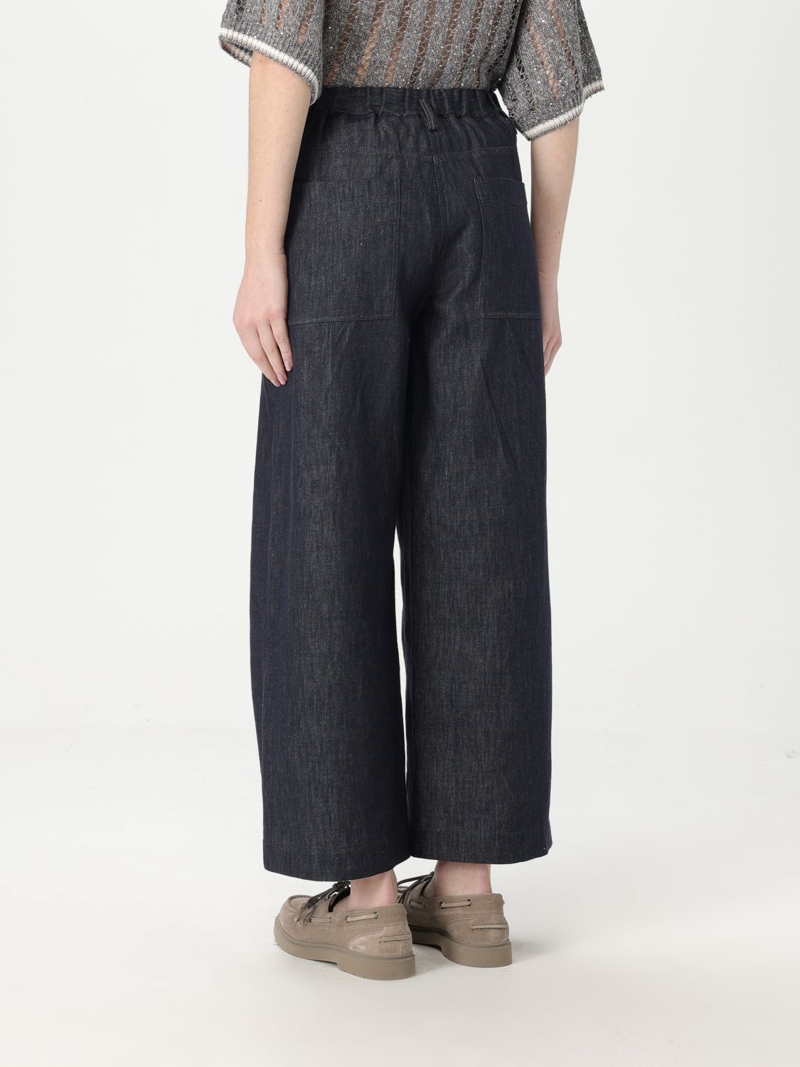 Pants Woman color Blue
