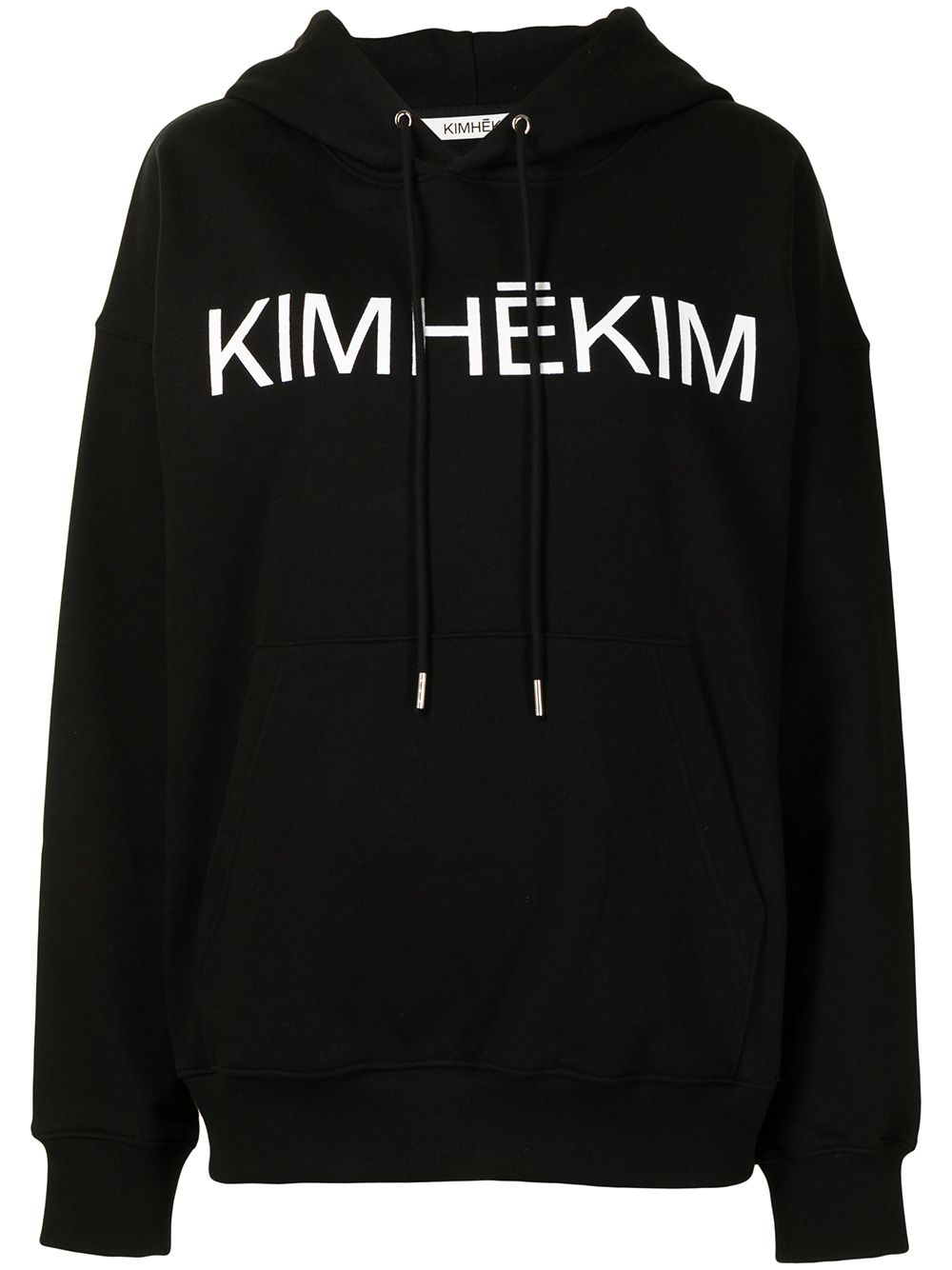 Logo print hoodie
