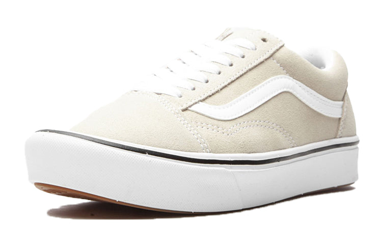 Suede Comfycush Old Skool Oatmeal Cream White