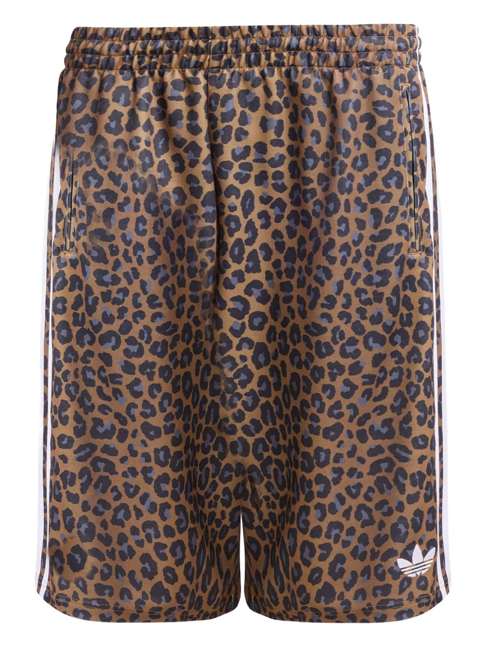 Leopard-print shorts - Brown