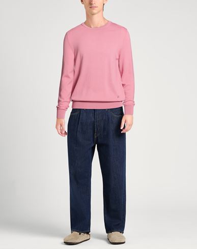 Man Sweater Pink Size L Wool