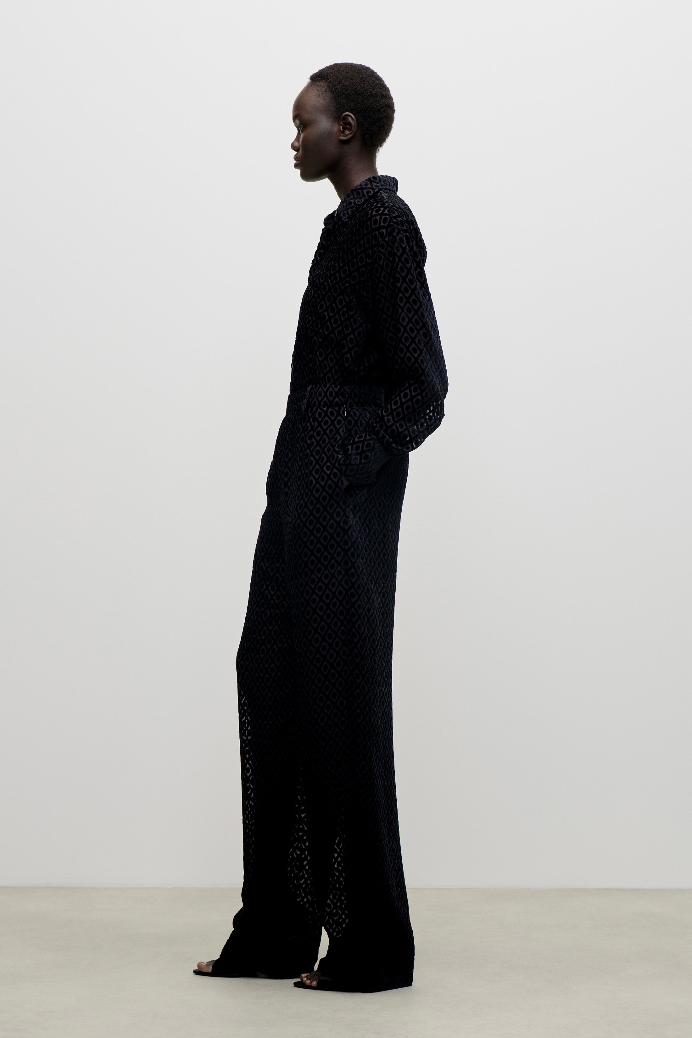 Victoria Beckham Remi Shirt In Black - 16 - Women