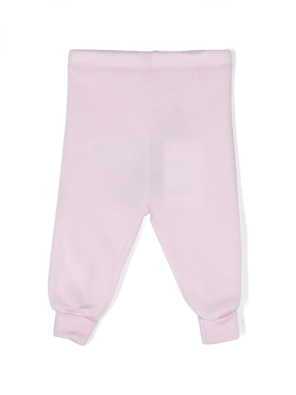 Logo-tag merino wool leggings - Pink