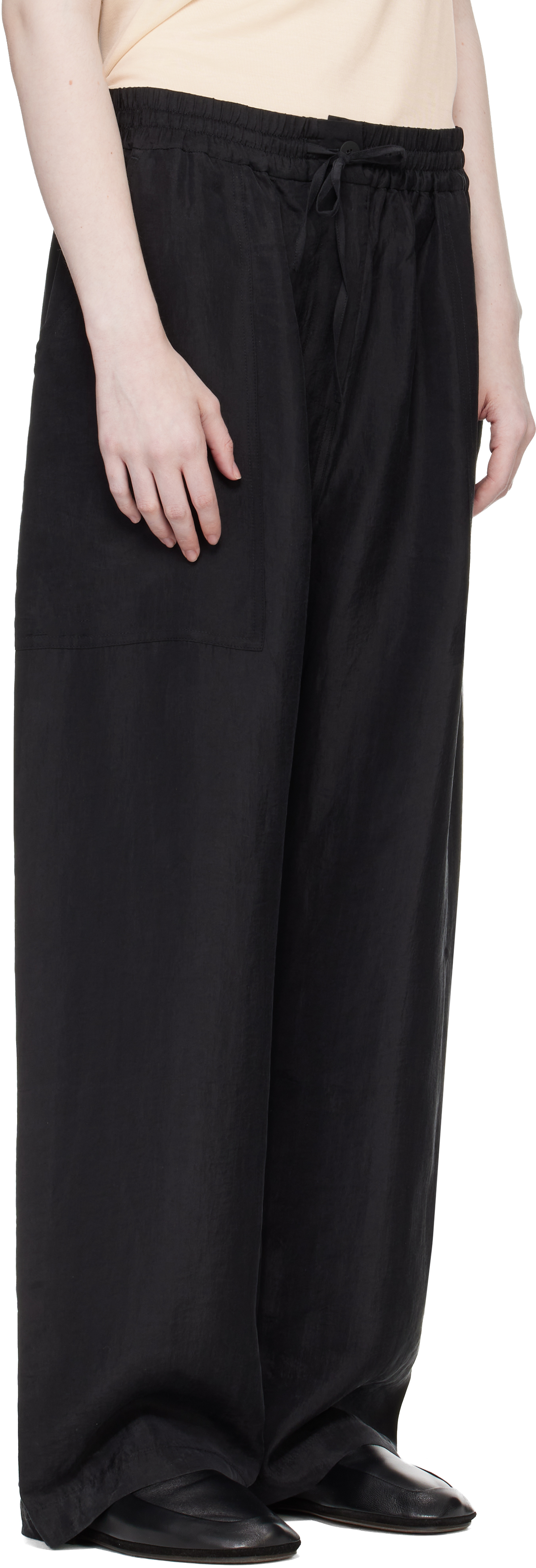 Black Capel Twill Trousers