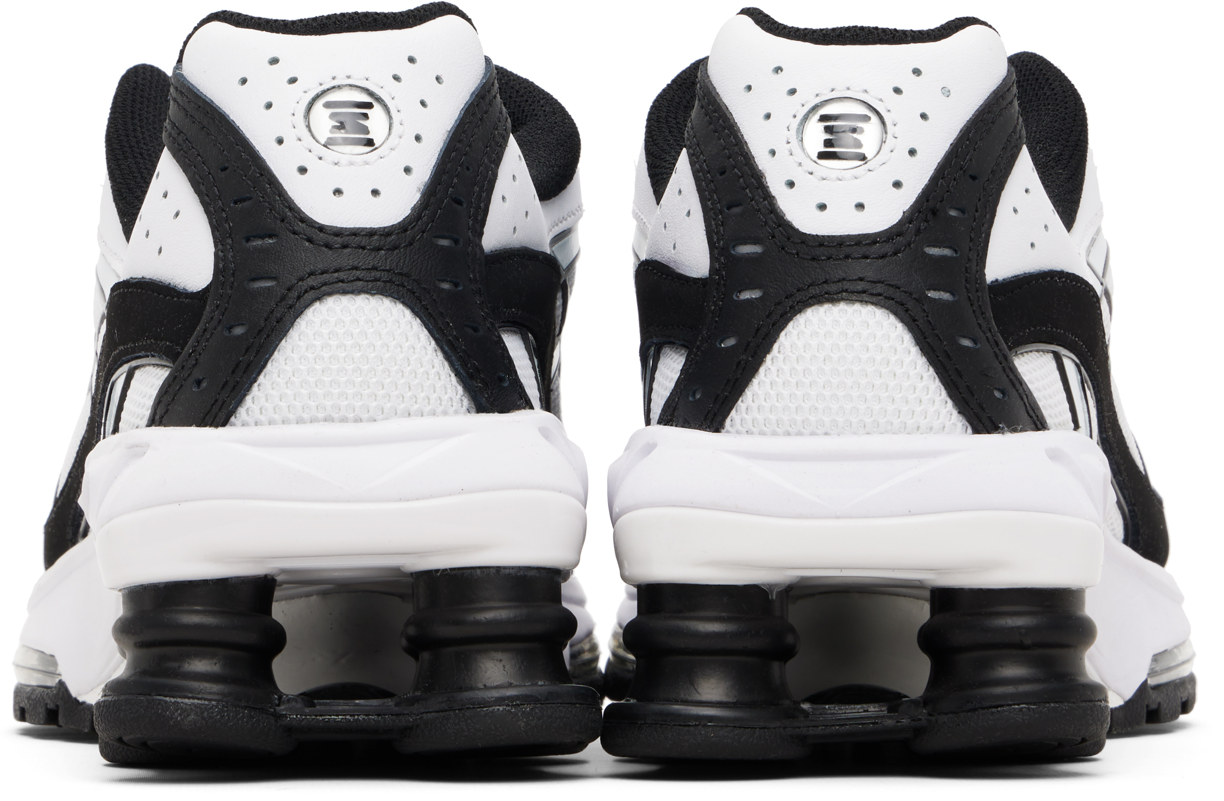 Black & White Shox Ride 2 Sneakers